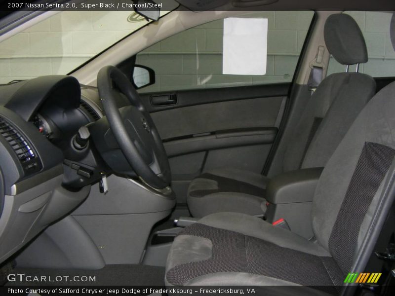 Super Black / Charcoal/Steel 2007 Nissan Sentra 2.0