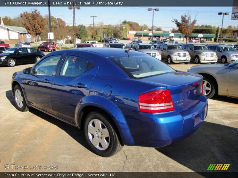 Deep Water Blue Pearl / Dark Slate Gray 2010 Dodge Avenger SXT