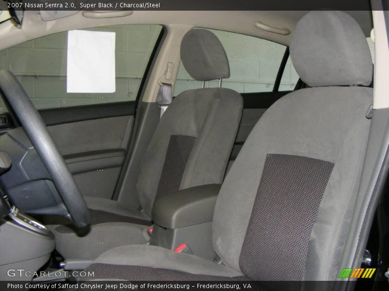 Super Black / Charcoal/Steel 2007 Nissan Sentra 2.0