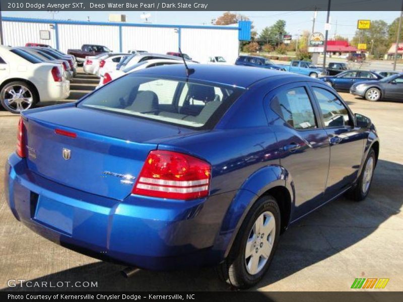 Deep Water Blue Pearl / Dark Slate Gray 2010 Dodge Avenger SXT