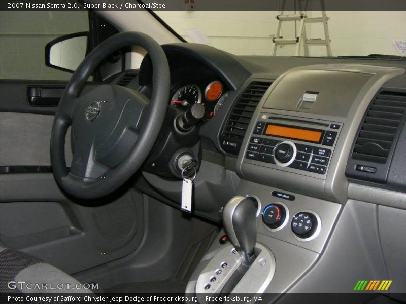 Super Black / Charcoal/Steel 2007 Nissan Sentra 2.0