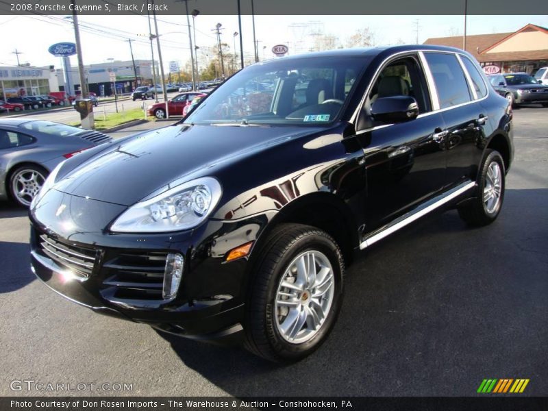 Black / Black 2008 Porsche Cayenne S