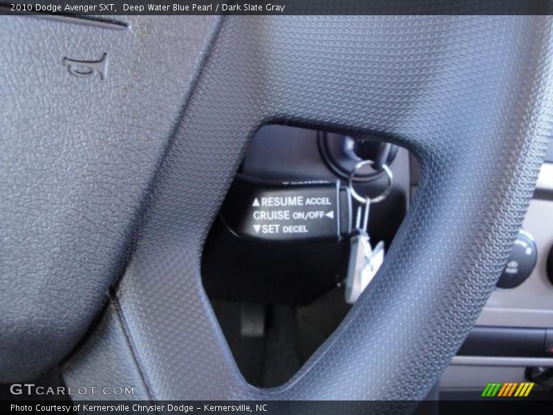 Deep Water Blue Pearl / Dark Slate Gray 2010 Dodge Avenger SXT