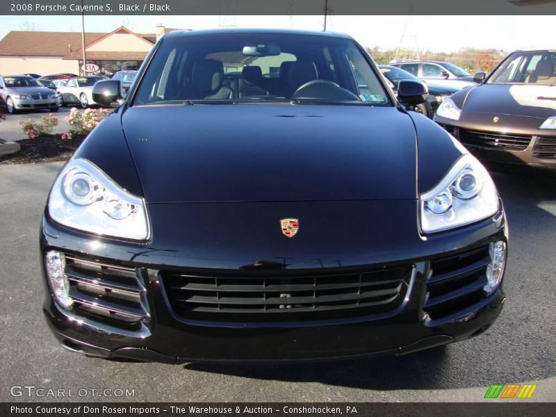 Black / Black 2008 Porsche Cayenne S