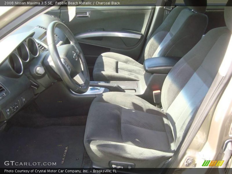 Pebble Beach Metallic / Charcoal Black 2008 Nissan Maxima 3.5 SE