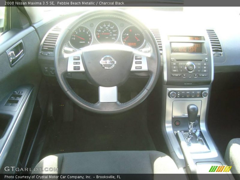 Pebble Beach Metallic / Charcoal Black 2008 Nissan Maxima 3.5 SE