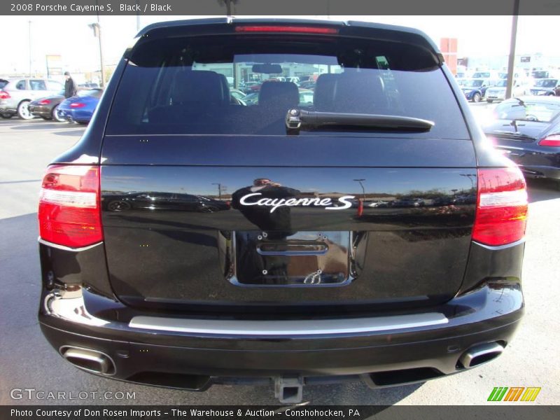 Black / Black 2008 Porsche Cayenne S