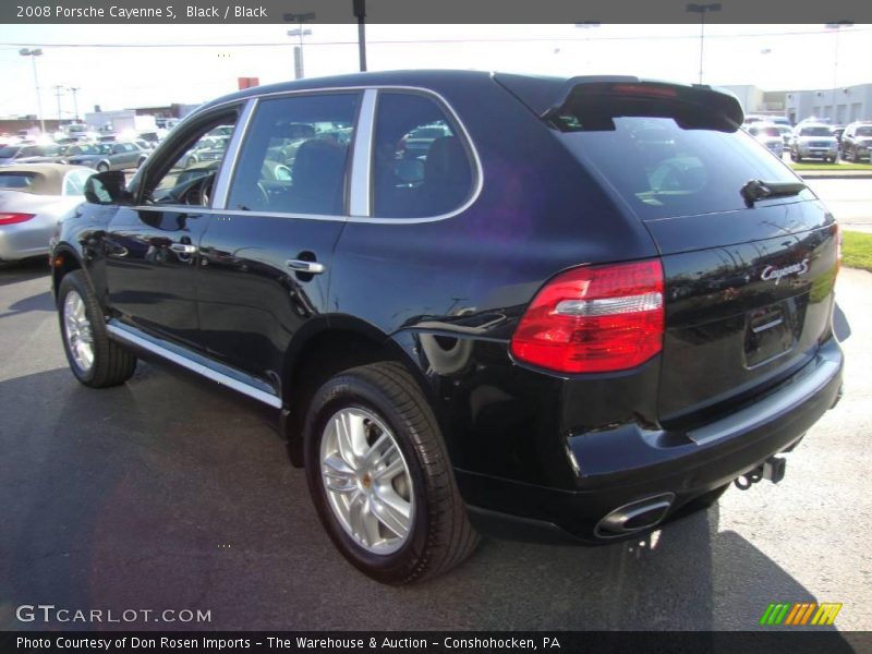 Black / Black 2008 Porsche Cayenne S