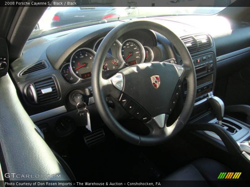 Black / Black 2008 Porsche Cayenne S