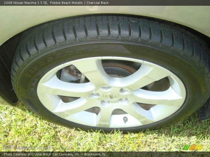 Pebble Beach Metallic / Charcoal Black 2008 Nissan Maxima 3.5 SE