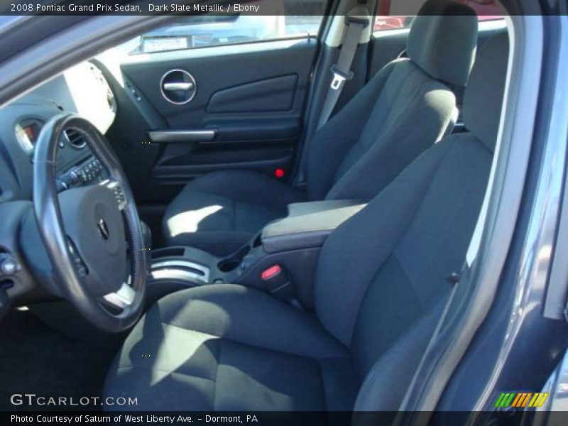 Dark Slate Metallic / Ebony 2008 Pontiac Grand Prix Sedan