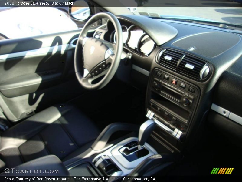 Black / Black 2008 Porsche Cayenne S