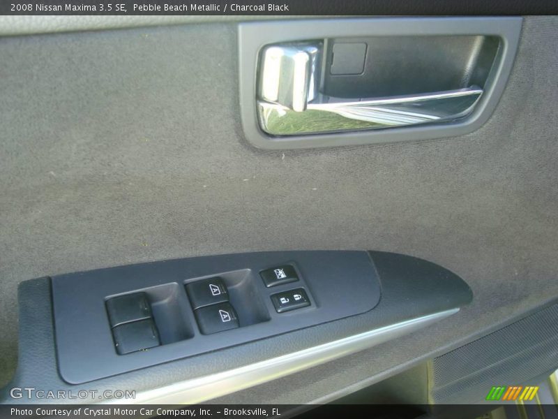 Pebble Beach Metallic / Charcoal Black 2008 Nissan Maxima 3.5 SE