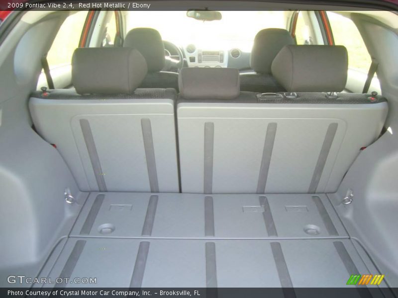 Red Hot Metallic / Ebony 2009 Pontiac Vibe 2.4