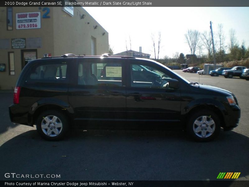 Blackberry Metallic / Dark Slate Gray/Light Shale 2010 Dodge Grand Caravan SE