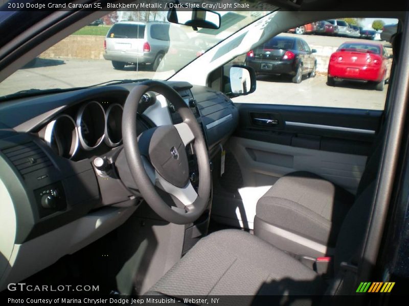 Blackberry Metallic / Dark Slate Gray/Light Shale 2010 Dodge Grand Caravan SE