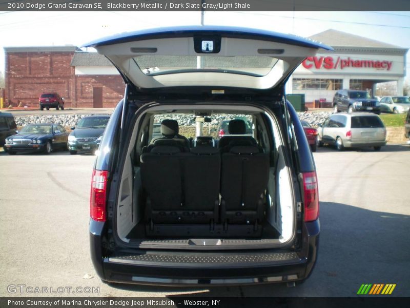 Blackberry Metallic / Dark Slate Gray/Light Shale 2010 Dodge Grand Caravan SE