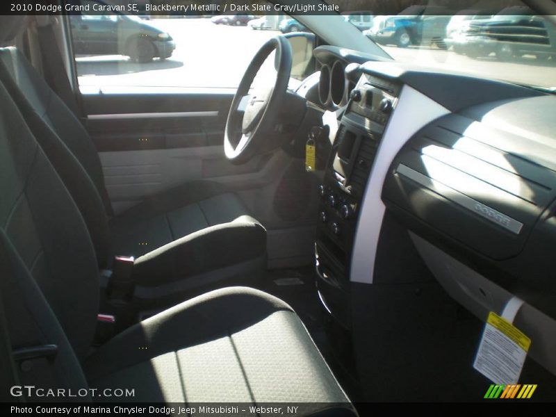 Blackberry Metallic / Dark Slate Gray/Light Shale 2010 Dodge Grand Caravan SE
