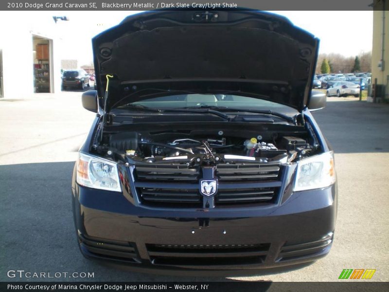 Blackberry Metallic / Dark Slate Gray/Light Shale 2010 Dodge Grand Caravan SE
