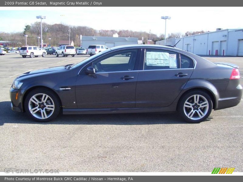 Magnetic Gray Metallic / Onyx 2009 Pontiac G8 Sedan