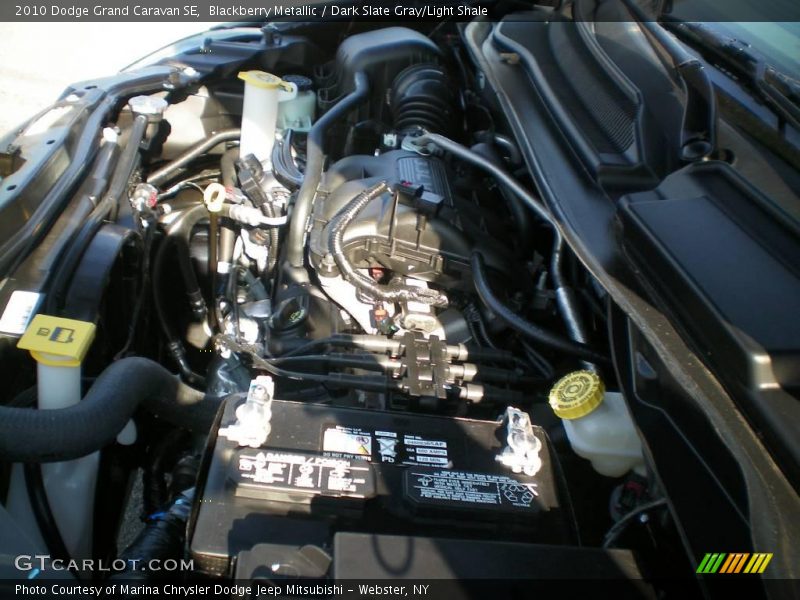Blackberry Metallic / Dark Slate Gray/Light Shale 2010 Dodge Grand Caravan SE