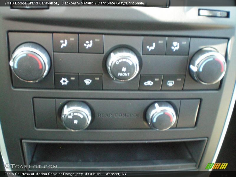 Blackberry Metallic / Dark Slate Gray/Light Shale 2010 Dodge Grand Caravan SE