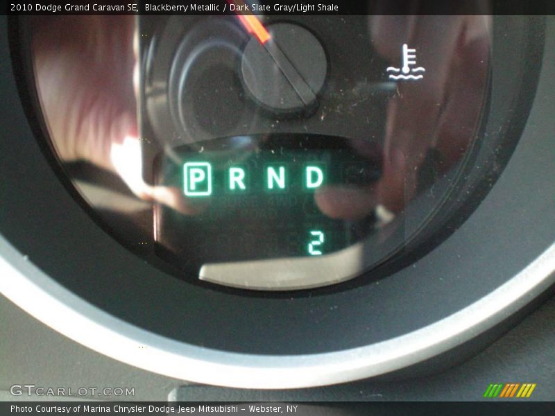 Blackberry Metallic / Dark Slate Gray/Light Shale 2010 Dodge Grand Caravan SE