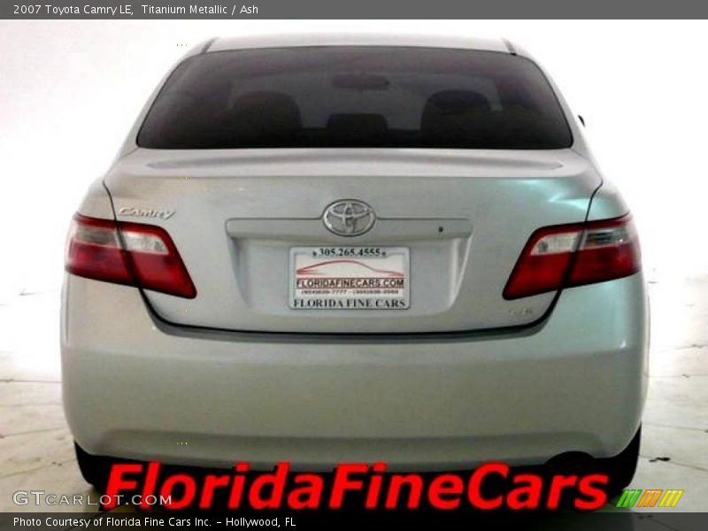 Titanium Metallic / Ash 2007 Toyota Camry LE
