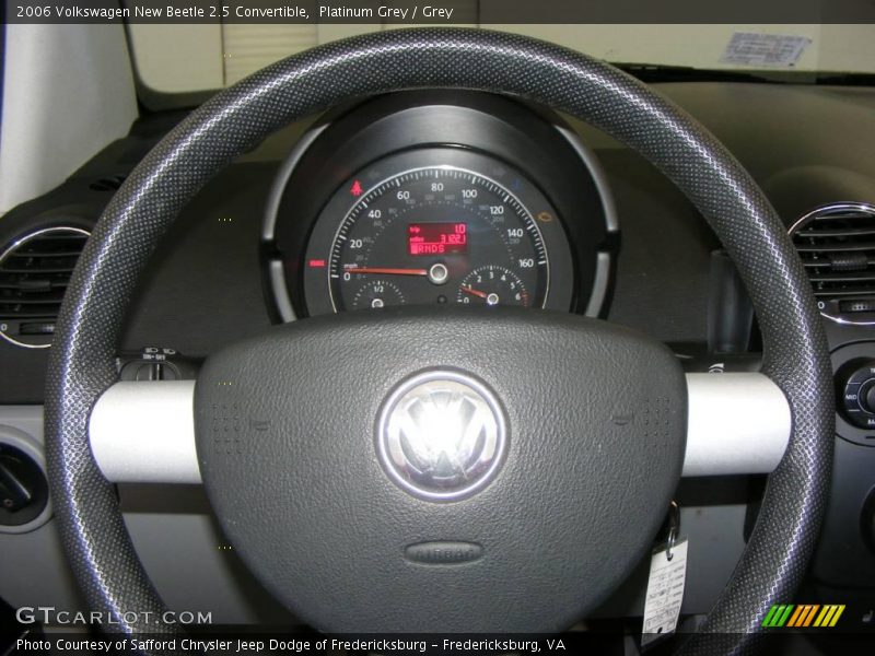 Platinum Grey / Grey 2006 Volkswagen New Beetle 2.5 Convertible