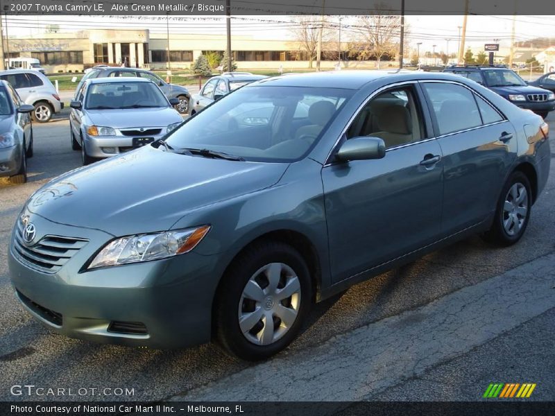Aloe Green Metallic / Bisque 2007 Toyota Camry LE