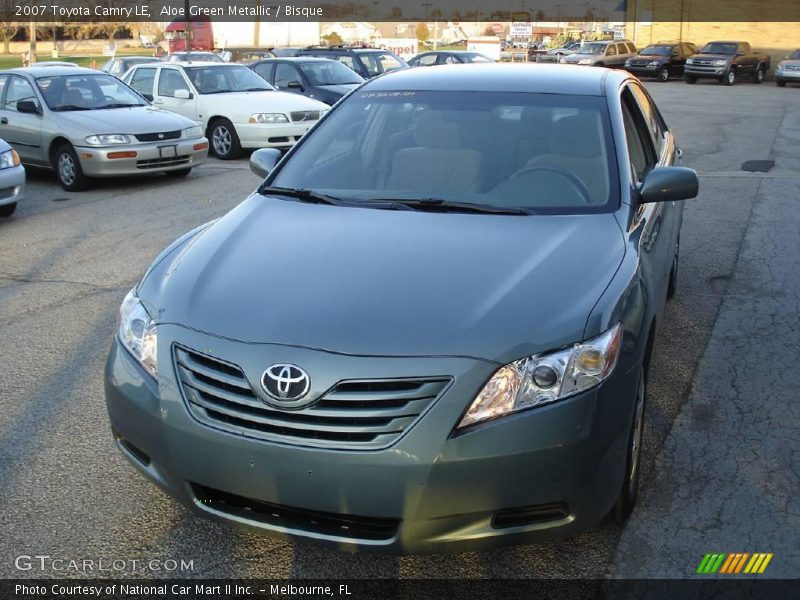 Aloe Green Metallic / Bisque 2007 Toyota Camry LE