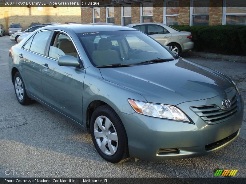 Aloe Green Metallic / Bisque 2007 Toyota Camry LE
