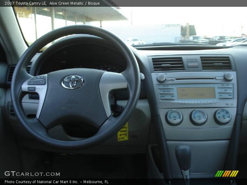 Aloe Green Metallic / Bisque 2007 Toyota Camry LE