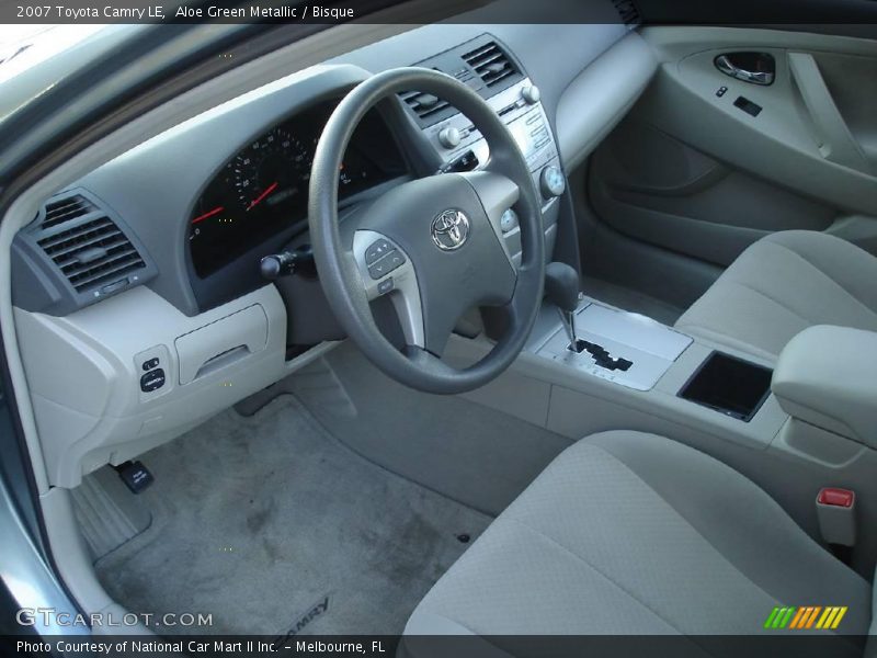 Aloe Green Metallic / Bisque 2007 Toyota Camry LE
