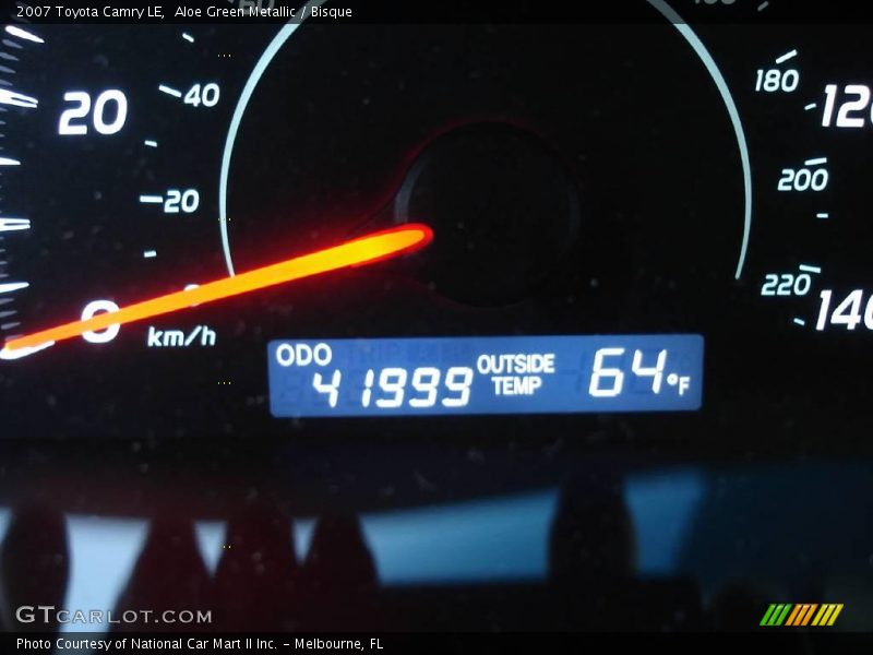 Aloe Green Metallic / Bisque 2007 Toyota Camry LE