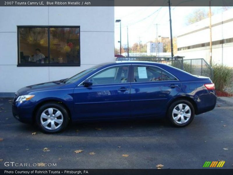 Blue Ribbon Metallic / Ash 2007 Toyota Camry LE