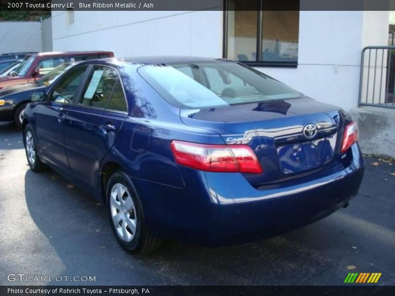 Blue Ribbon Metallic / Ash 2007 Toyota Camry LE