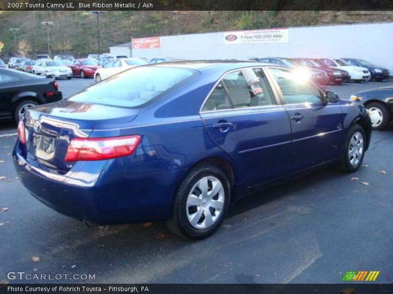 Blue Ribbon Metallic / Ash 2007 Toyota Camry LE