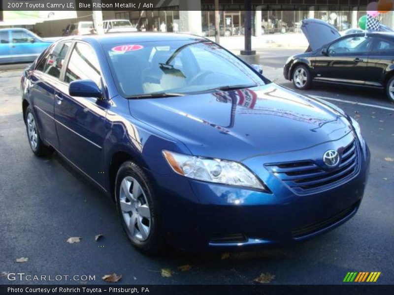 Blue Ribbon Metallic / Ash 2007 Toyota Camry LE