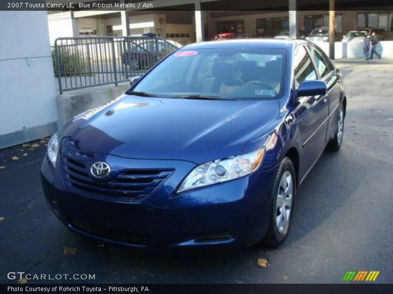 Blue Ribbon Metallic / Ash 2007 Toyota Camry LE