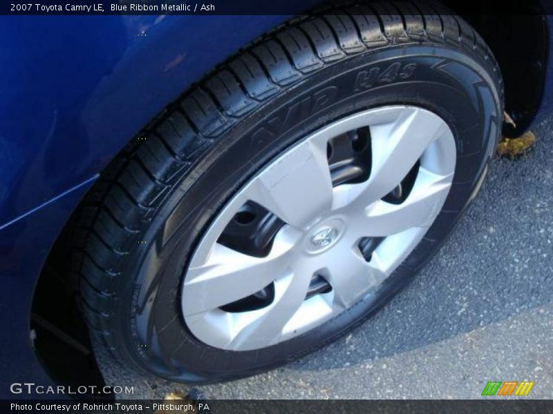 Blue Ribbon Metallic / Ash 2007 Toyota Camry LE