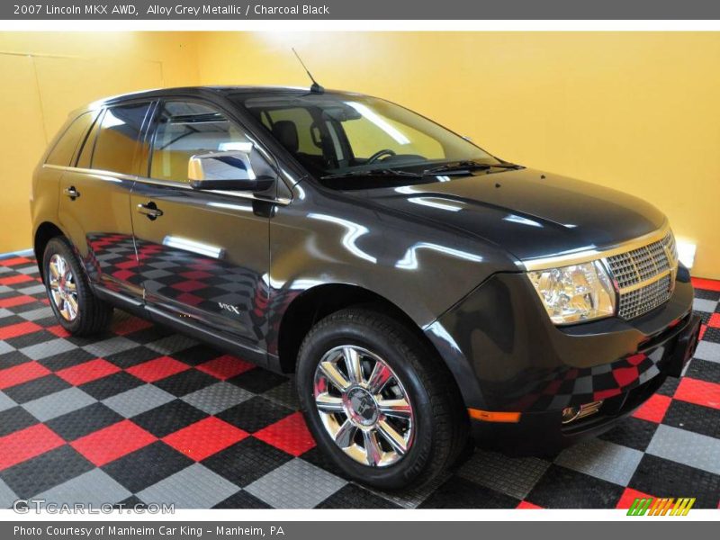Alloy Grey Metallic / Charcoal Black 2007 Lincoln MKX AWD