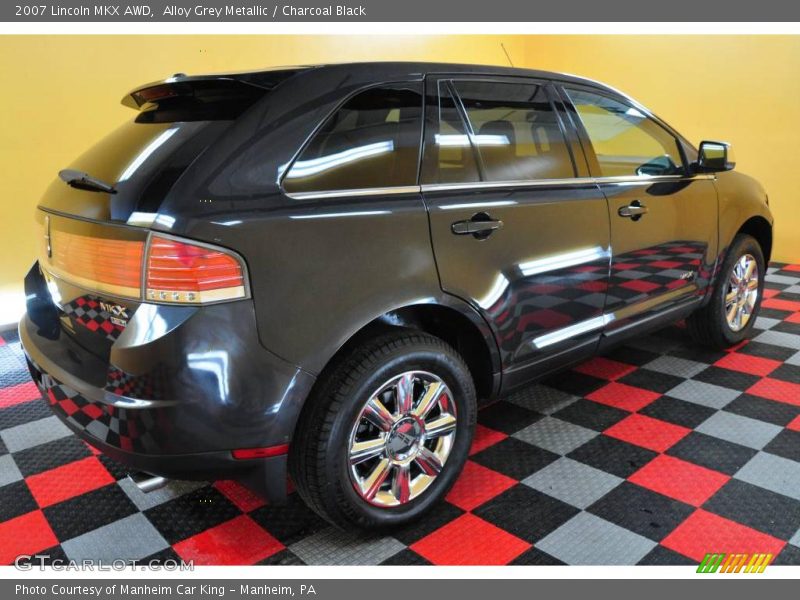 Alloy Grey Metallic / Charcoal Black 2007 Lincoln MKX AWD