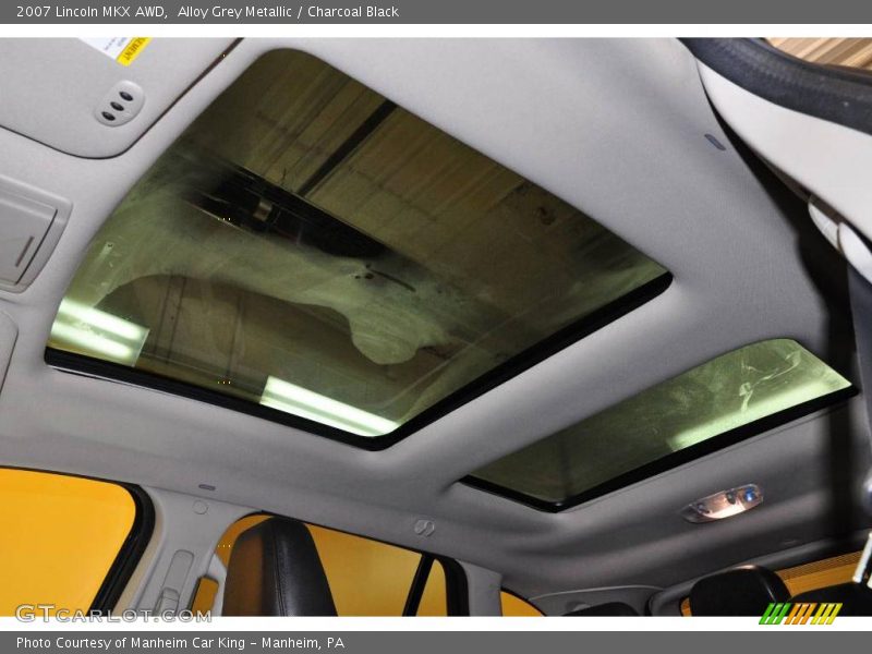 Alloy Grey Metallic / Charcoal Black 2007 Lincoln MKX AWD