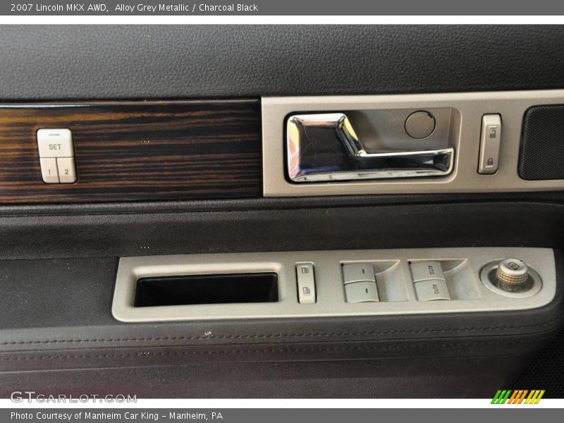 Alloy Grey Metallic / Charcoal Black 2007 Lincoln MKX AWD