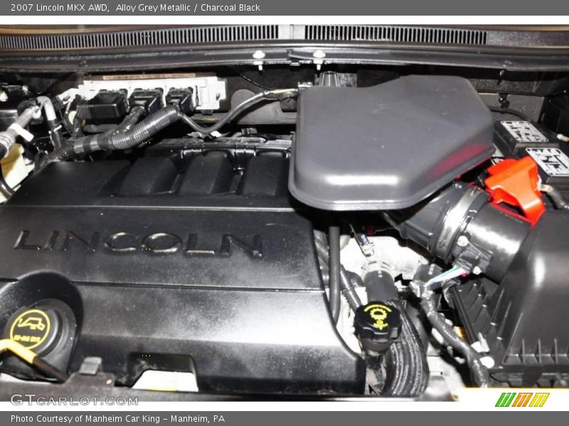 Alloy Grey Metallic / Charcoal Black 2007 Lincoln MKX AWD