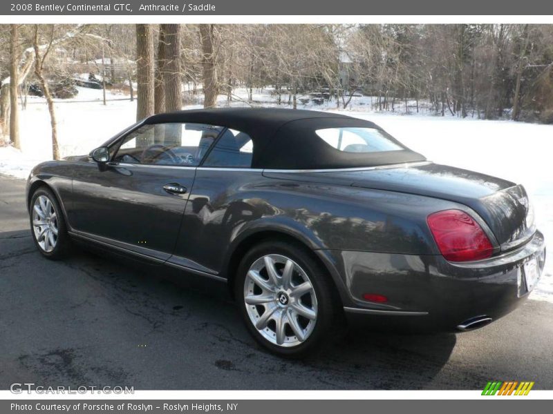 Anthracite / Saddle 2008 Bentley Continental GTC