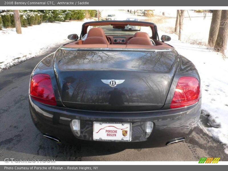 Anthracite / Saddle 2008 Bentley Continental GTC