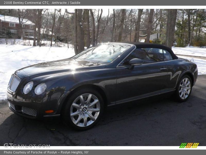 Anthracite / Saddle 2008 Bentley Continental GTC