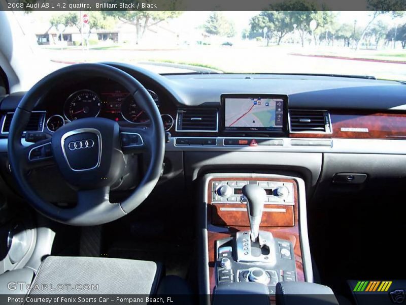 Brilliant Black / Black 2008 Audi A8 L 4.2 quattro